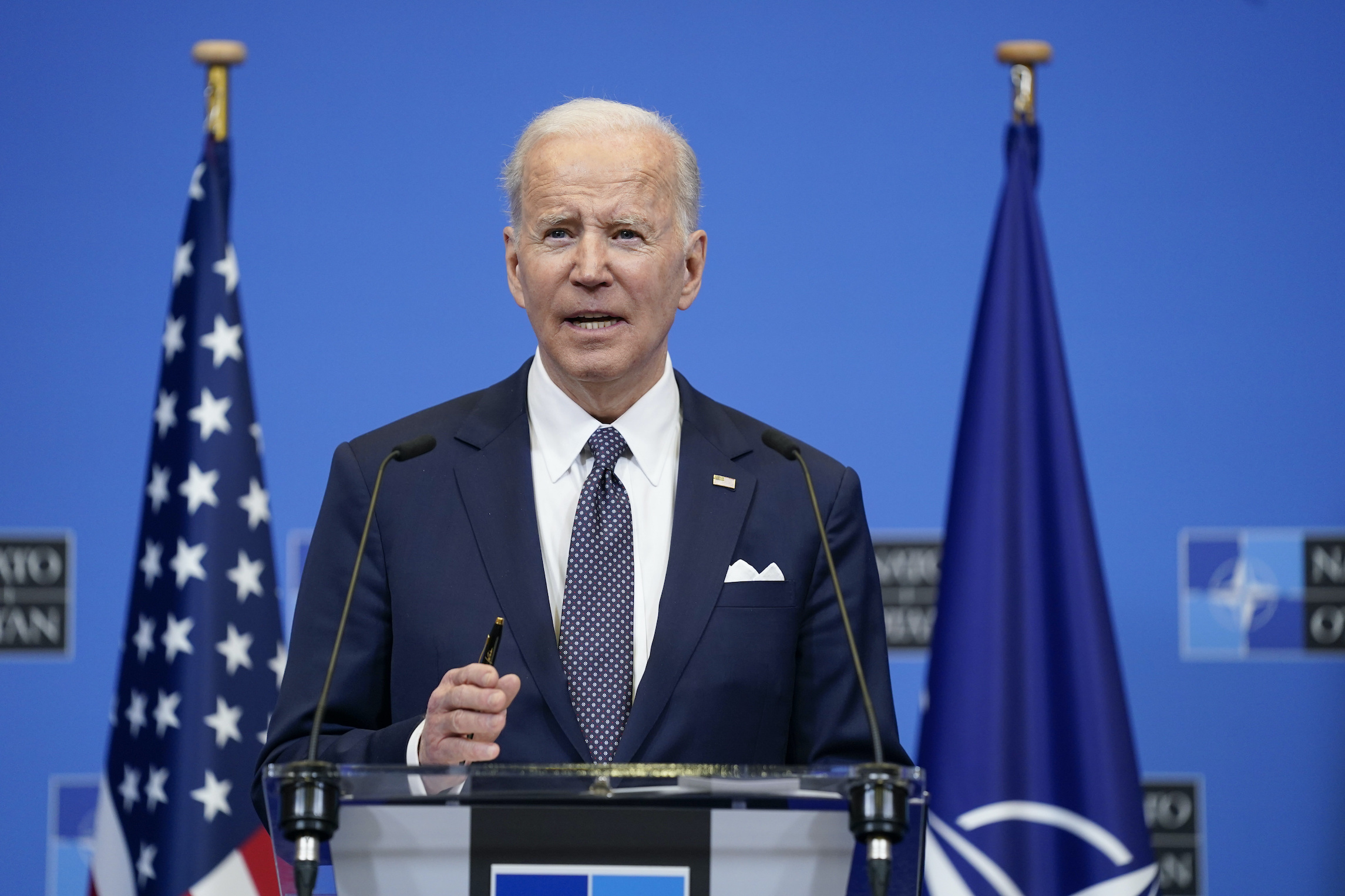 Biden attacks Trump and invokes Charlottesville after NATO summit