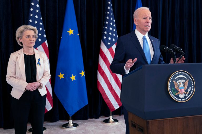 Biden and Europe announce joint task force to reduce reliance on Russian energy