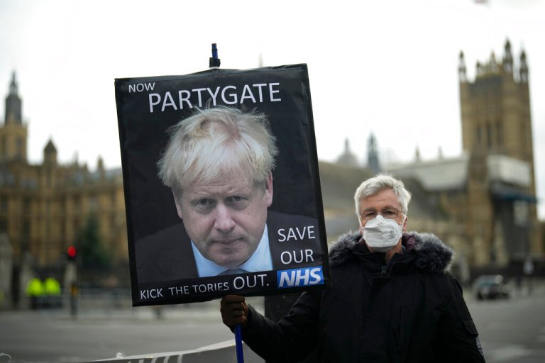 Boris Johnson and Chancellor Rishi Sunak fined over ‘partygate’ scandal