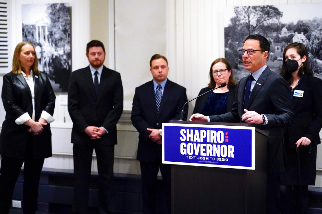Pennsylvania Democratic gubernatorial hopeful Shapiro touts centrist profile