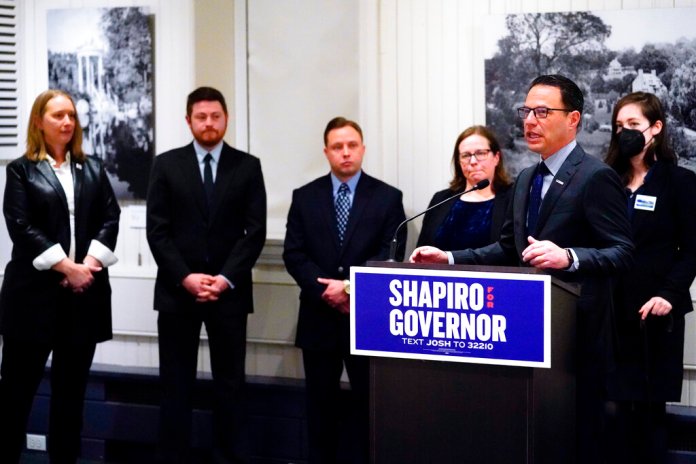 Pennsylvania Democratic gubernatorial hopeful Shapiro touts centrist profile