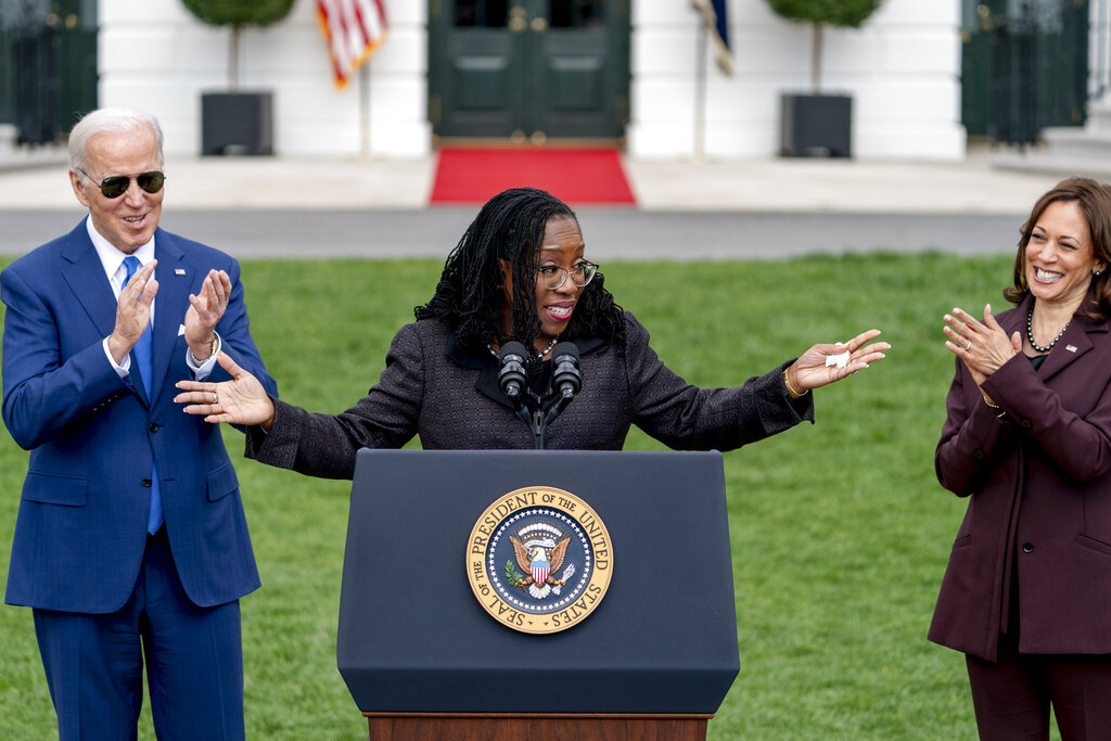 White House Report Card: Biden propped up by KBJ