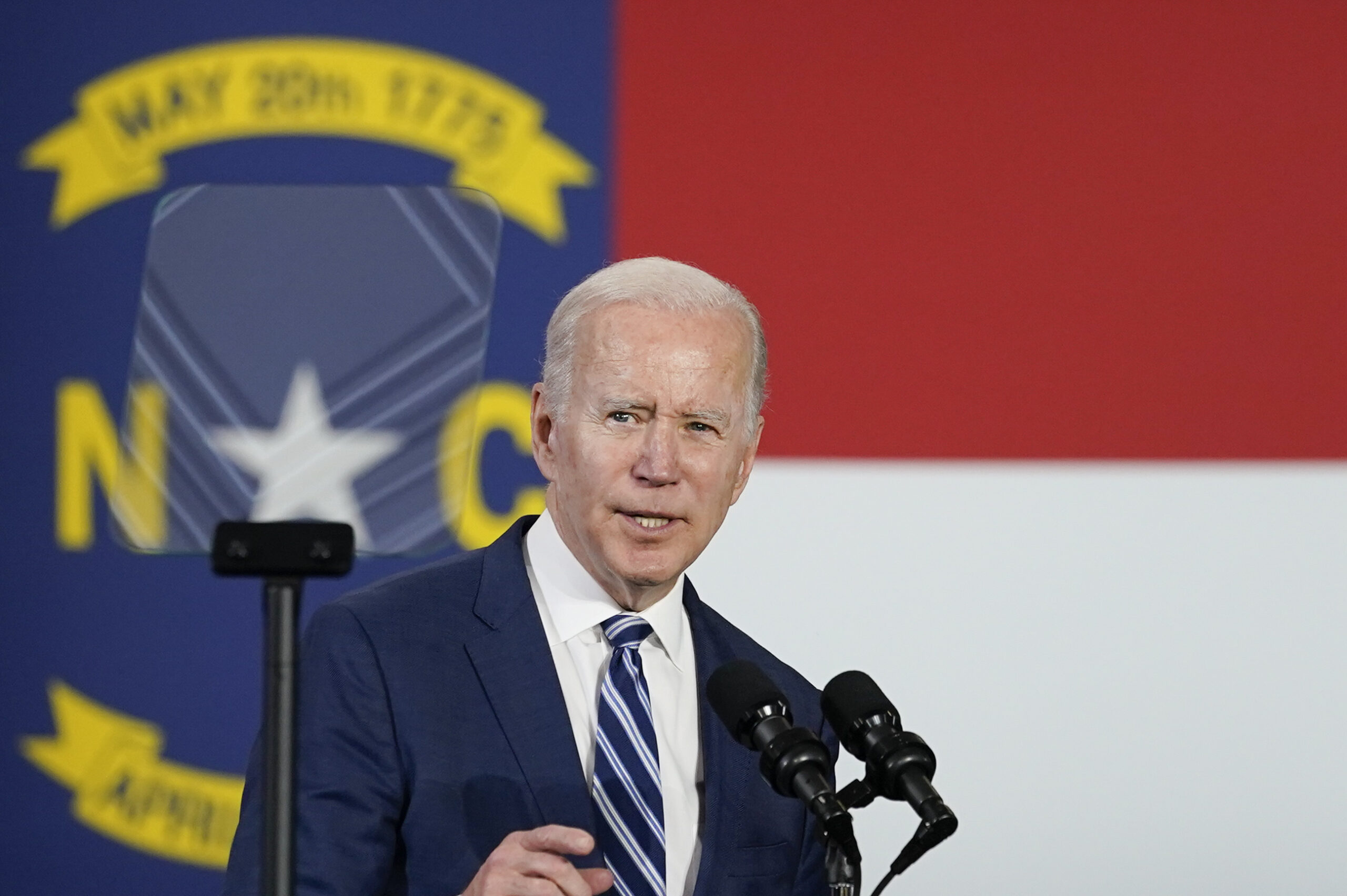 Biden touts record on historically black colleges in manufacturing bill blitz