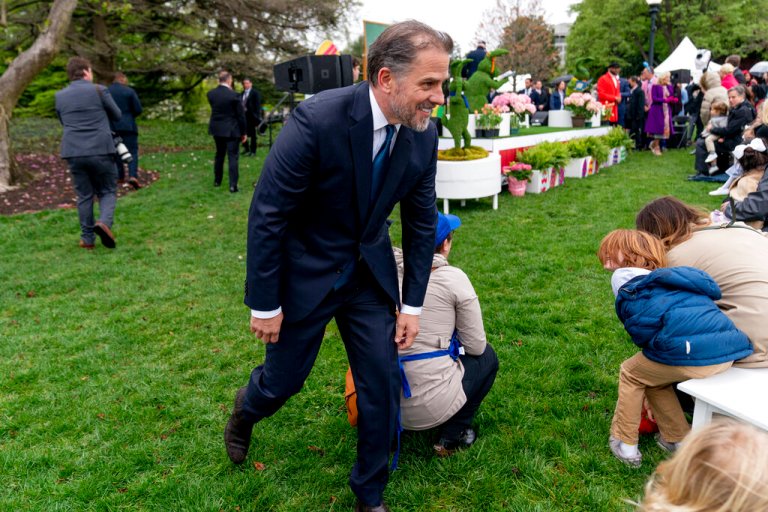 Hunter Biden paid Lunden Roberts a full-time salary from his company in 2018, recovered payroll records from a copy of his abandoned laptop show. (AP Photo/Andrew Harnik)