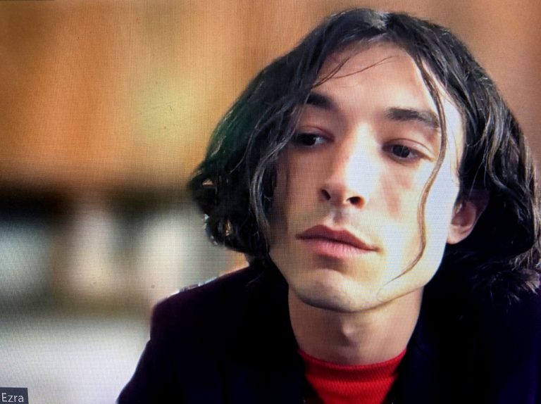 In this image taken from Hawaii State Judiciary video, Ezra Miller appears via Zoom for a court hearing on April 19, 2022, in Hilo, Hawaii. Miller apologized Tuesday for recent actions that got the actor into legal trouble. 