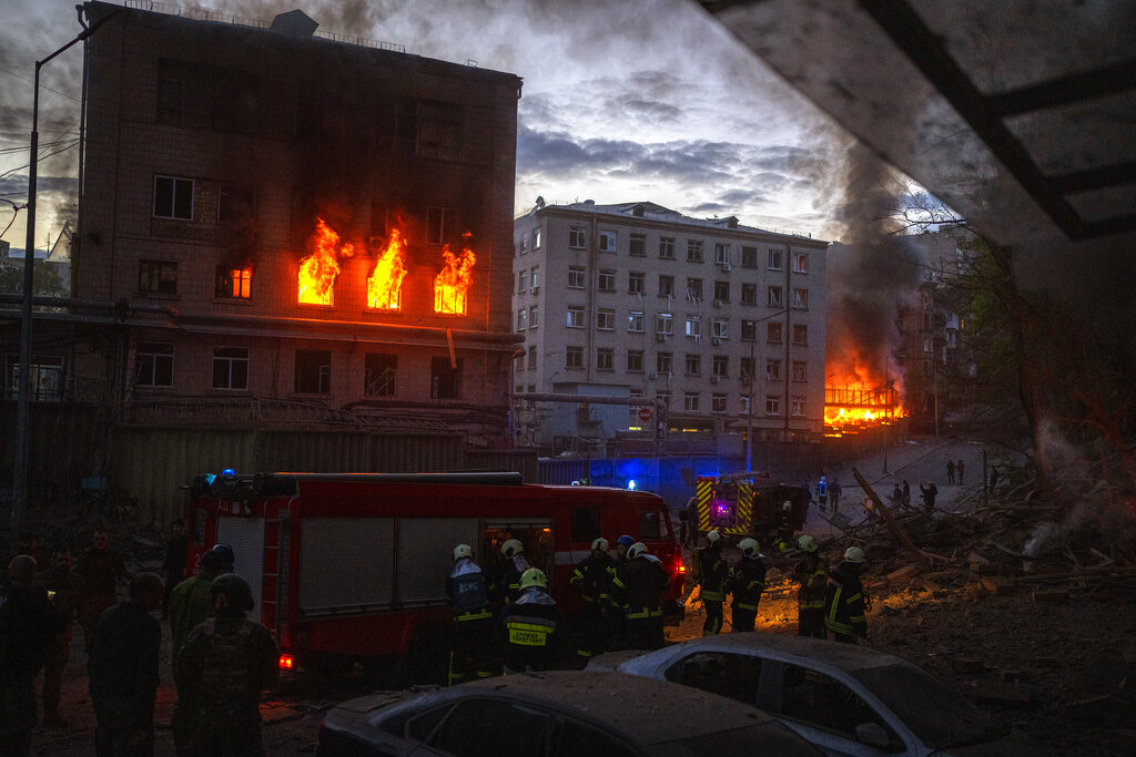Russia fires missiles into Kyiv during UN chief’s visit