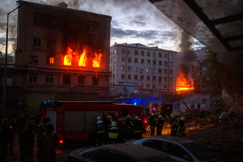 Russia fires missiles into Kyiv during UN chief’s visit