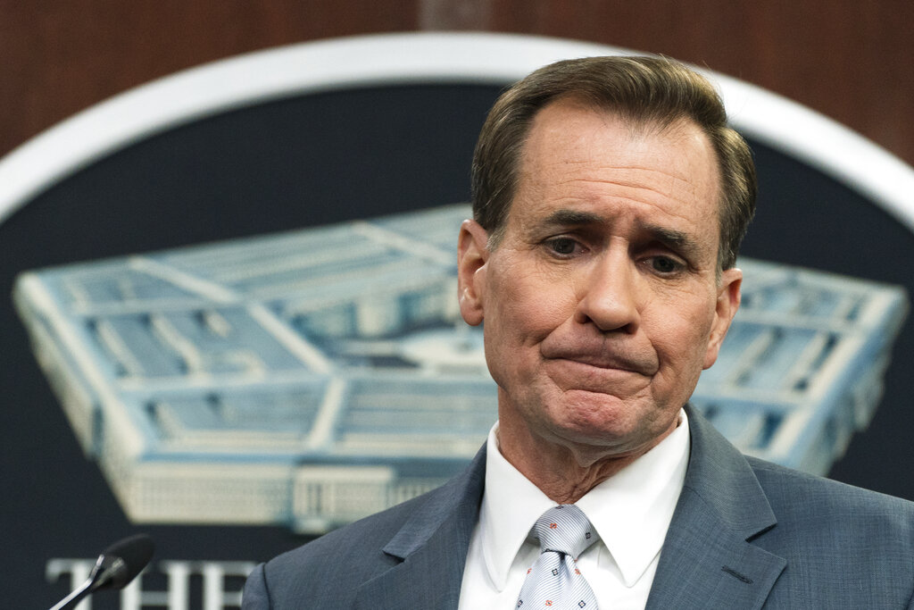 Pentagon spokesman chokes up condemning Russian ‘depravity’ in Ukraine
