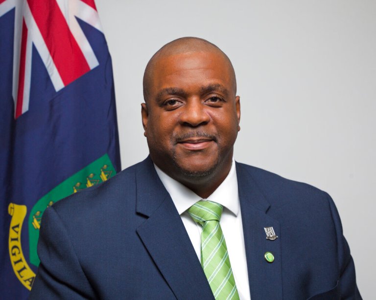 British Virgin Island Premier Andrew Alturo Fahie. Fahie is accused of drug-smuggling charges following a U.S. government sting in South Florida and was released Wednesday, May 4, on a $500,000 bond.