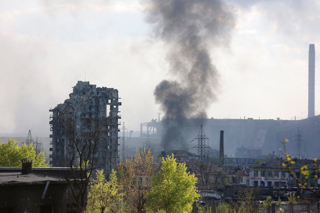 Ukrainian commander says ‘bloody fighting’ going on inside Mariupol steel plant