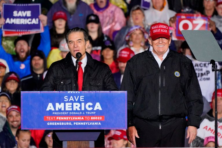 ‘Totally controlled’: Trump rips McCormick while lauding Dr. Oz in Pennsylvania rally