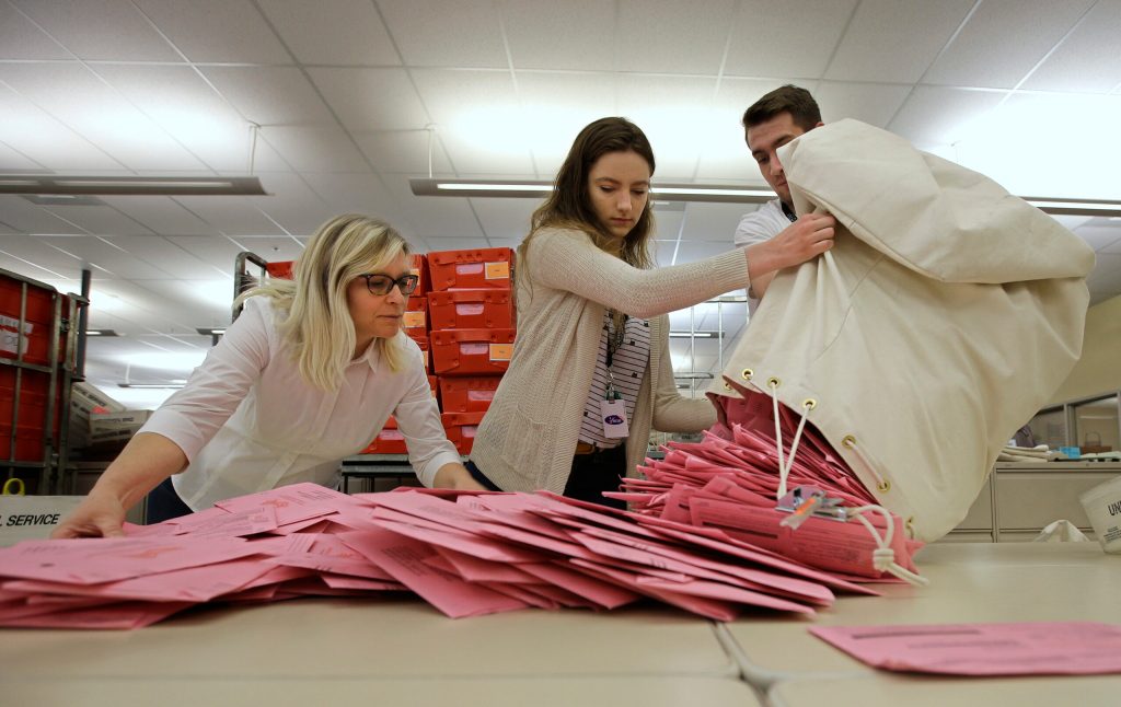 Box of mail-in ballots found on LA sidewalk
