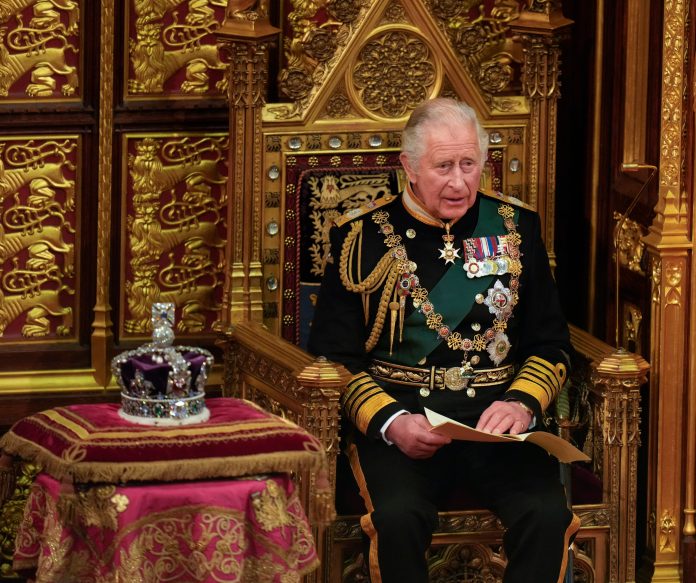 With the queen absent, Prince Charles opens Parliament for the first time