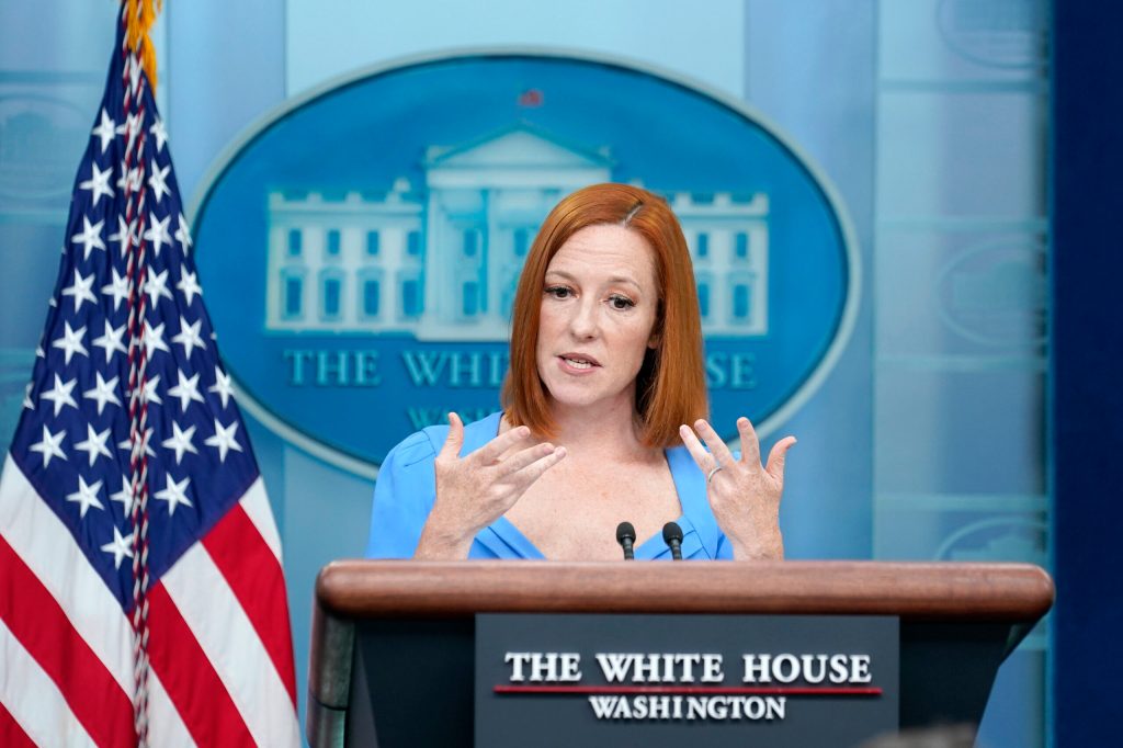 Psaki heckled throughout tearful White House briefing room send-off