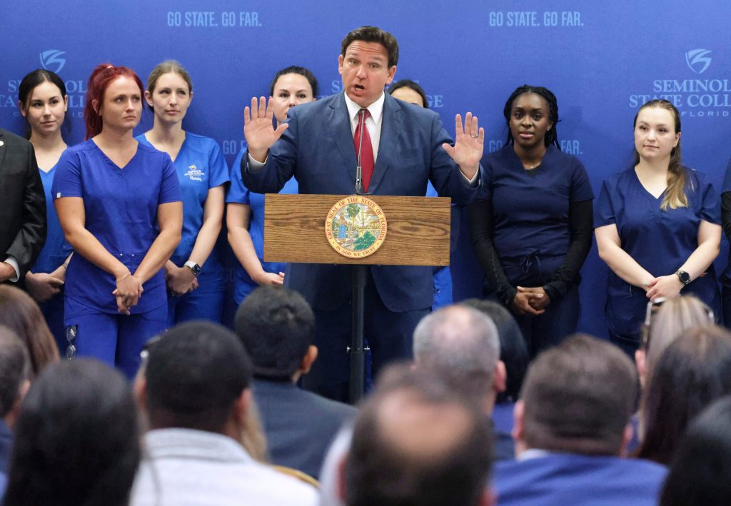 DeSantis expands Florida spending on nursing programs