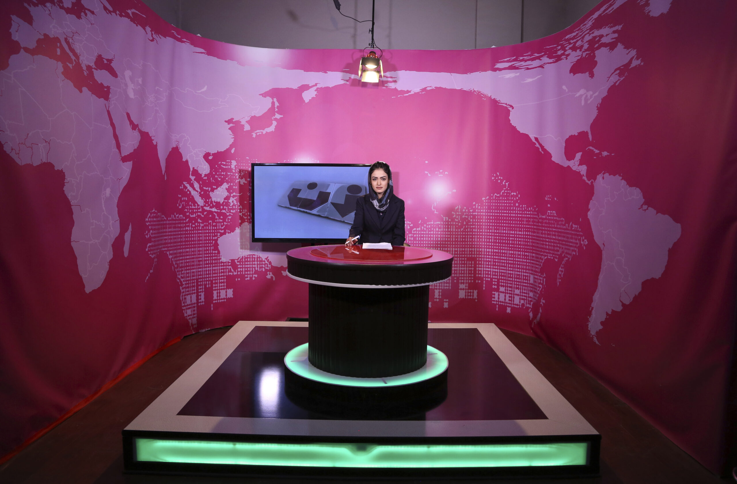 Female TV presenters defy Taliban by refusing to cover faces on air