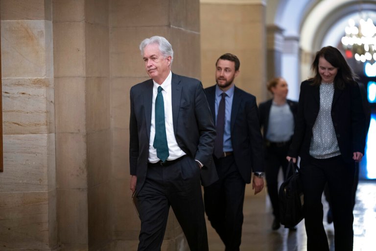 CIA Director William Burns arrives for a closed-door House Appropriations subcommittee hearing, at the Capitol in Washington, Thursday, May 19, 2022.