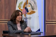 ‘War on women’s rights’: Harris rips leaked Supreme Court draft opinion on Roe