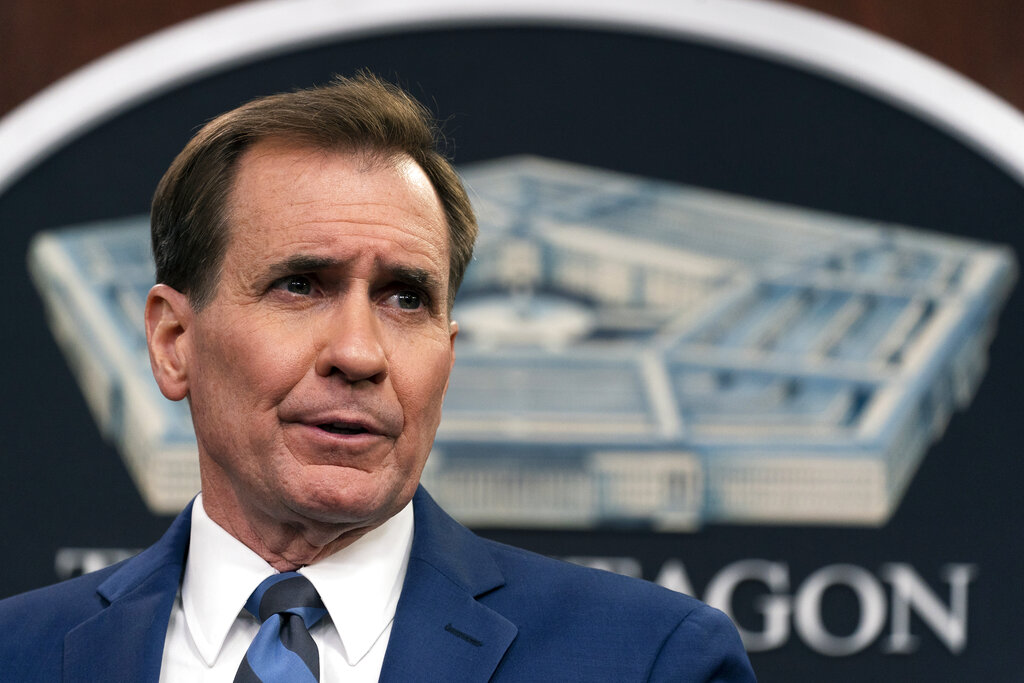 John Kirby to leave Pentagon and join White House, Biden confirms