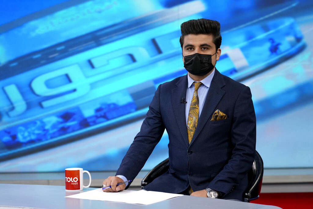 ‘I shed tears’: Male anchors protest Taliban order that female colleagues cover faces