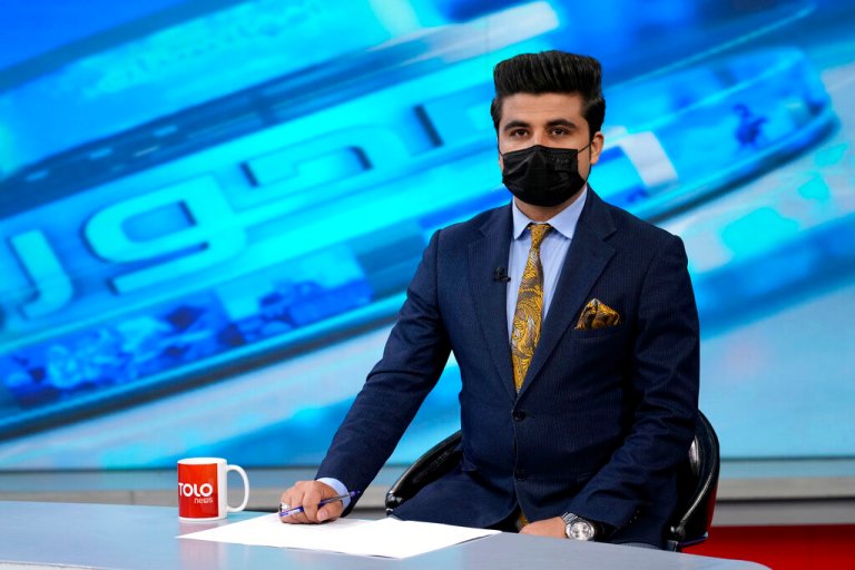 ‘I shed tears’: Male anchors protest Taliban order that female colleagues cover faces