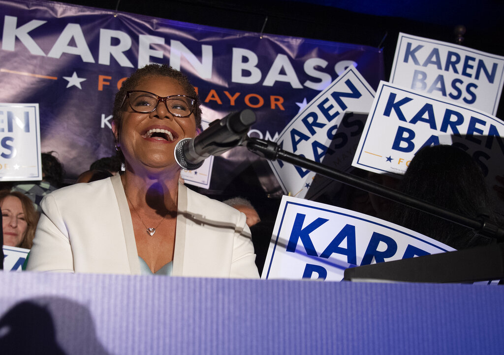 Law-and-order ex-Republican lags in LA mayor’s race against front-runner Bass
