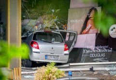 One dead and 30 injured after man drives car into crowd near Berlin church