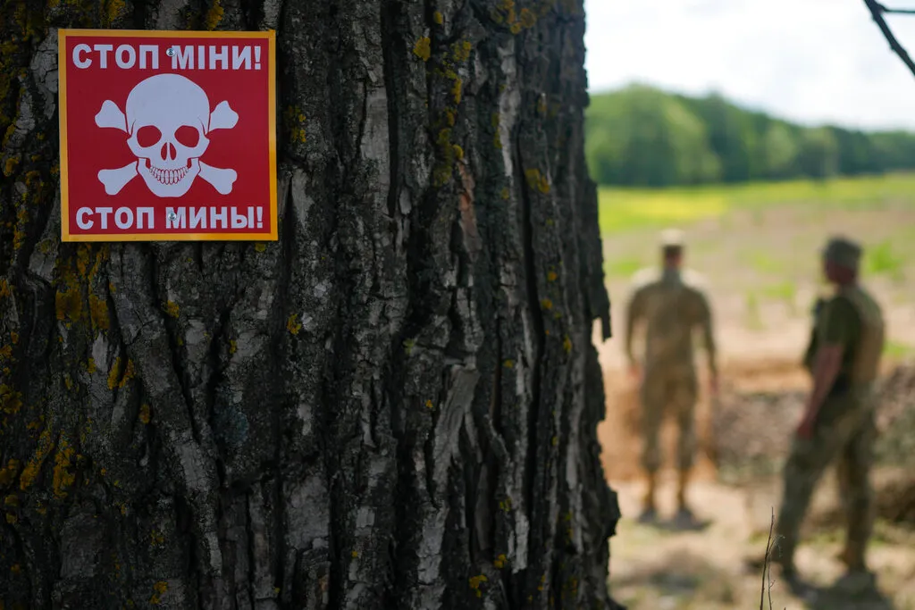 Russian land mines in Ukraine threaten food security across the globe