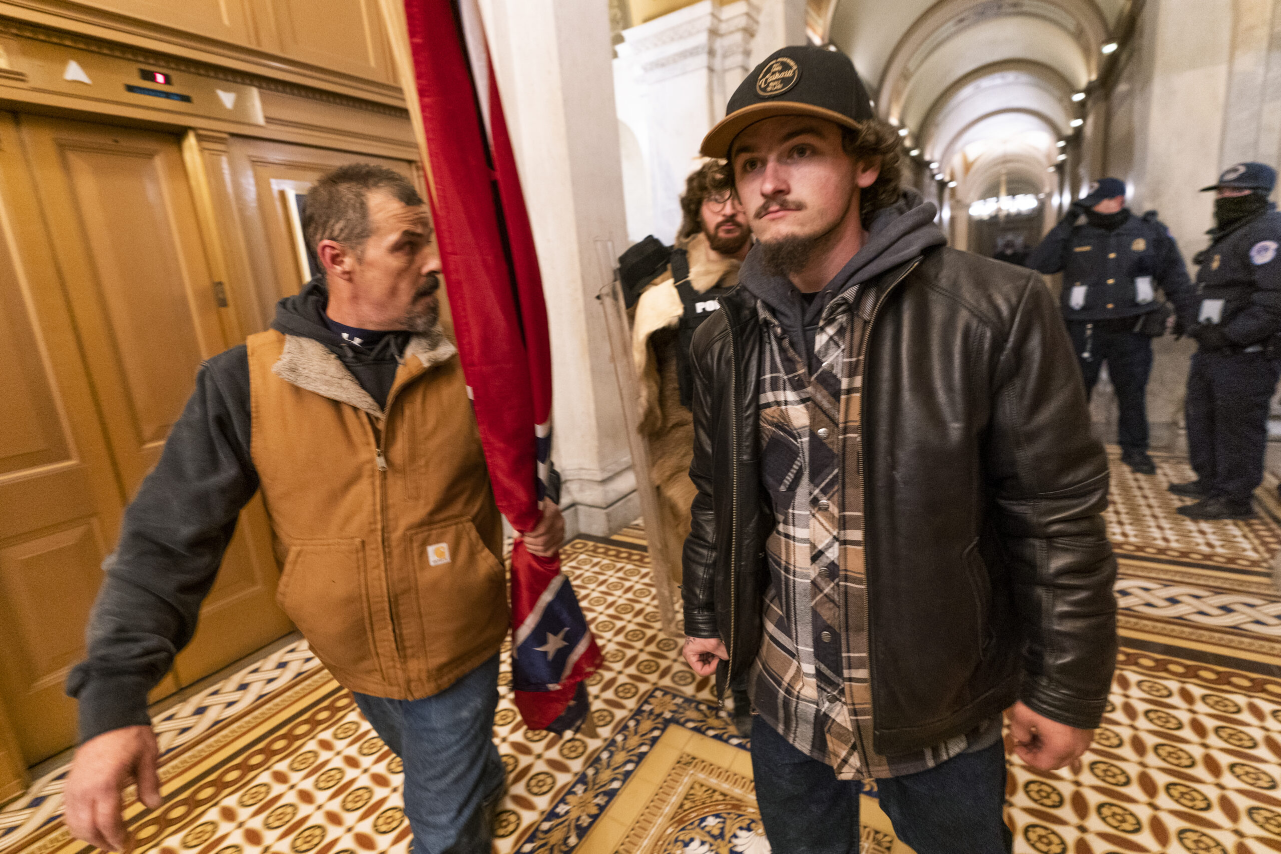 Jan. 6 rioter with Confederate flag sentenced to three years in prison