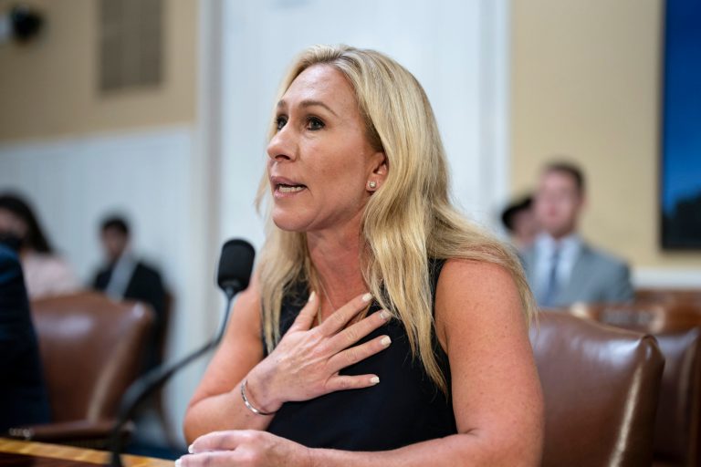 Greene turns to Ethics Committee over posters defaced by Democratic staffer: Report