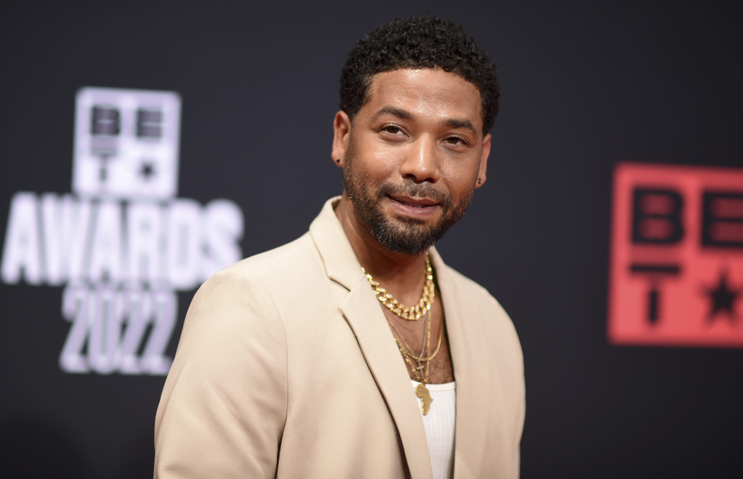 Jussie Smollett makes first public appearance since appeal thrown out in court