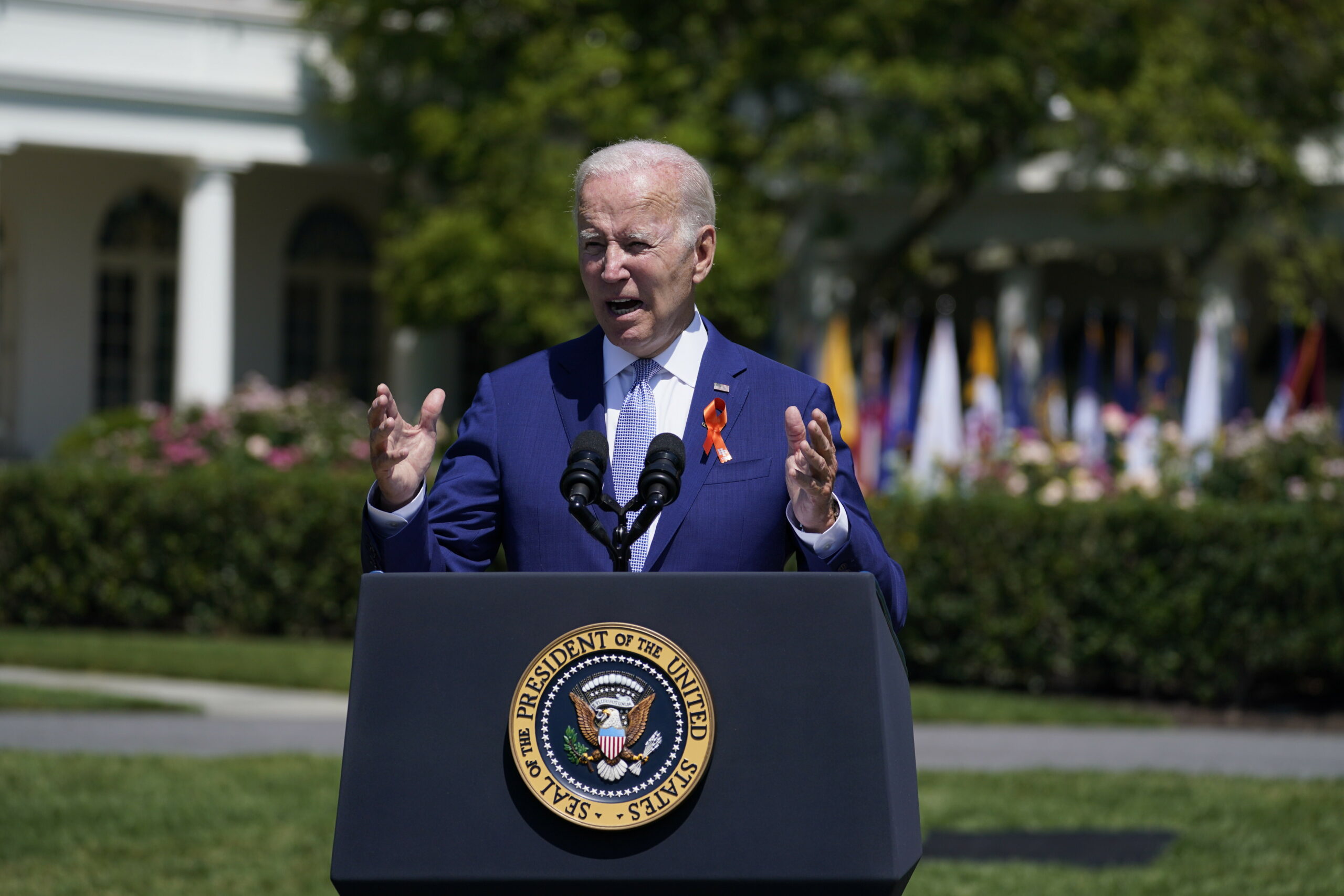 Parkland father heckles Biden during White House gun violence event