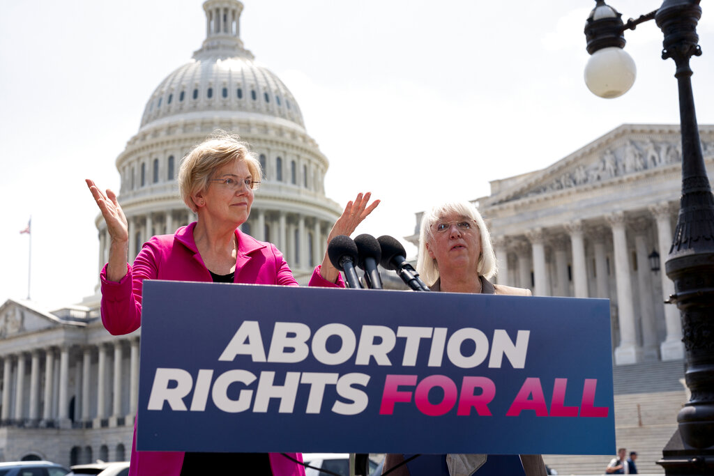 Warren won’t back bipartisan abortion rights bill