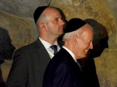 ‘Better for Israel’: Trump looms over Biden’s Jewish state ‘homecoming’