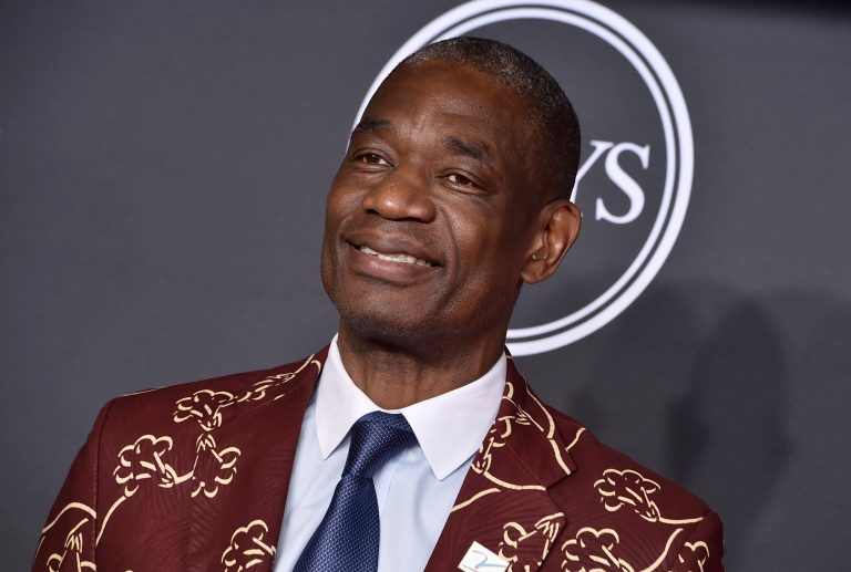 Dikembe Mutombo arrives at the ESPY Awards on Wednesday, July 20, 2022, at the Dolby Theatre in Los Angeles. 