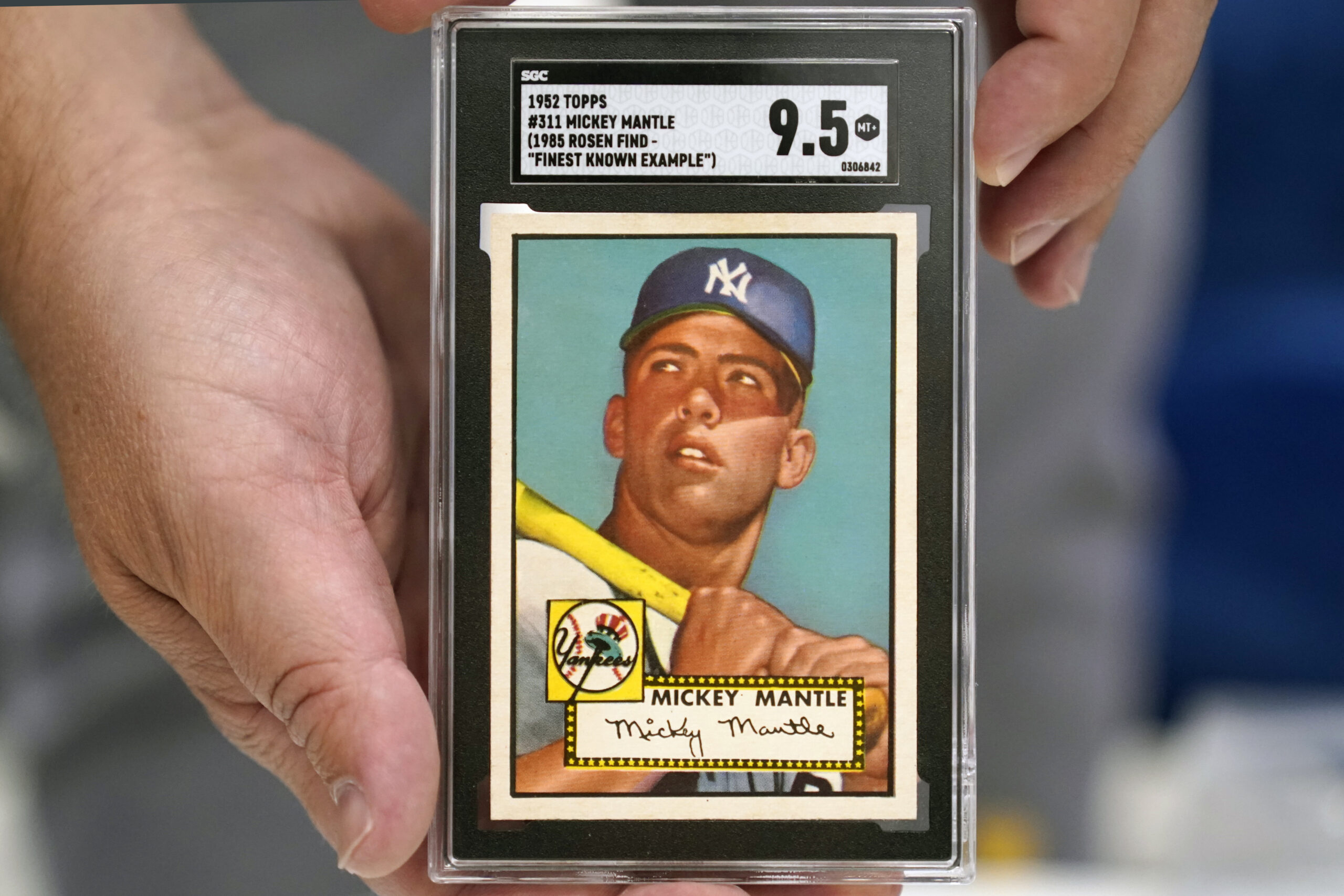 ‘Category of its own’: Mickey Mantle card sells for record-breaking price