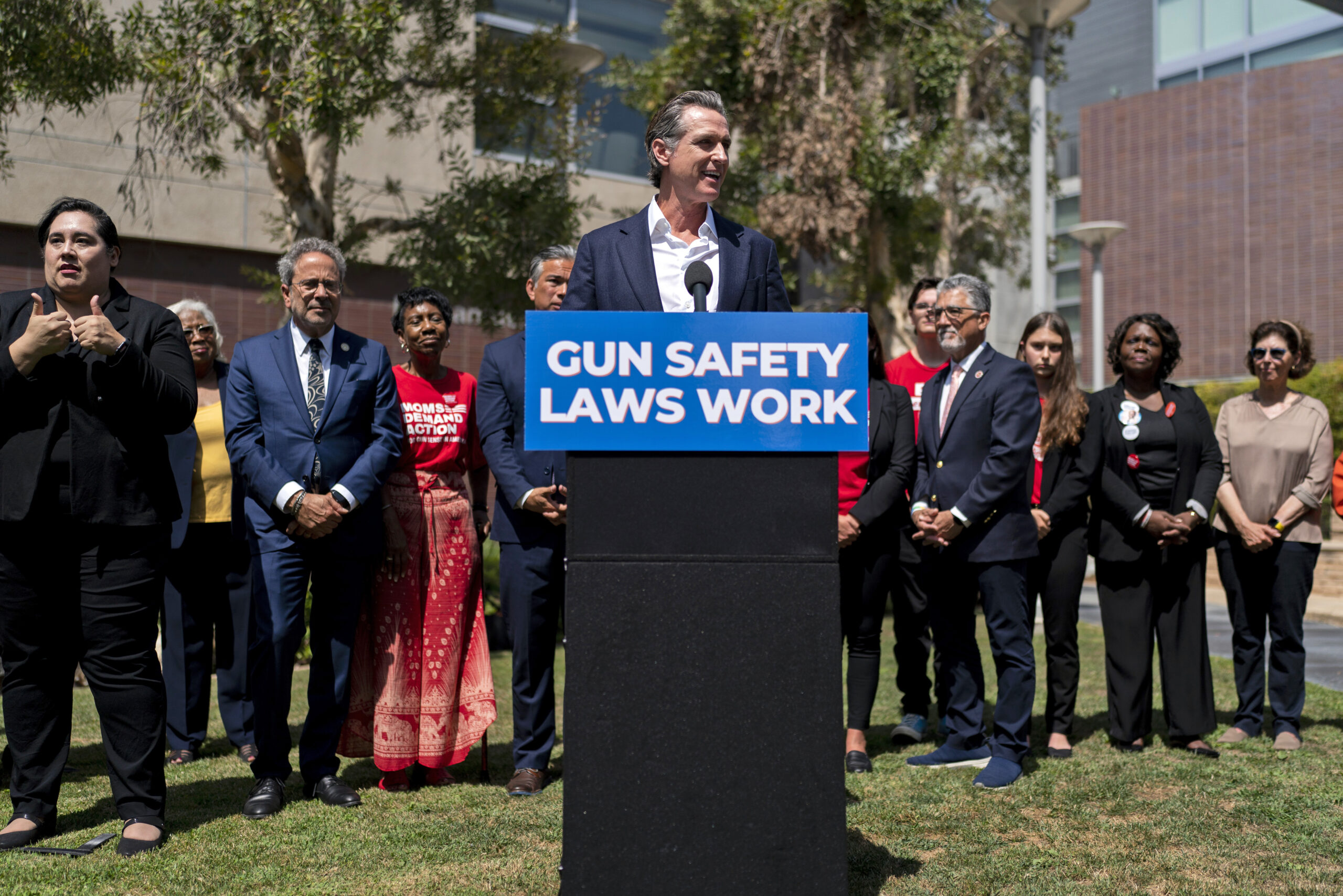 Newsom signs gun bill modeled after Texas abortion law