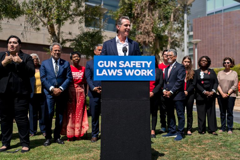 Newsom signs gun bill modeled after Texas abortion law