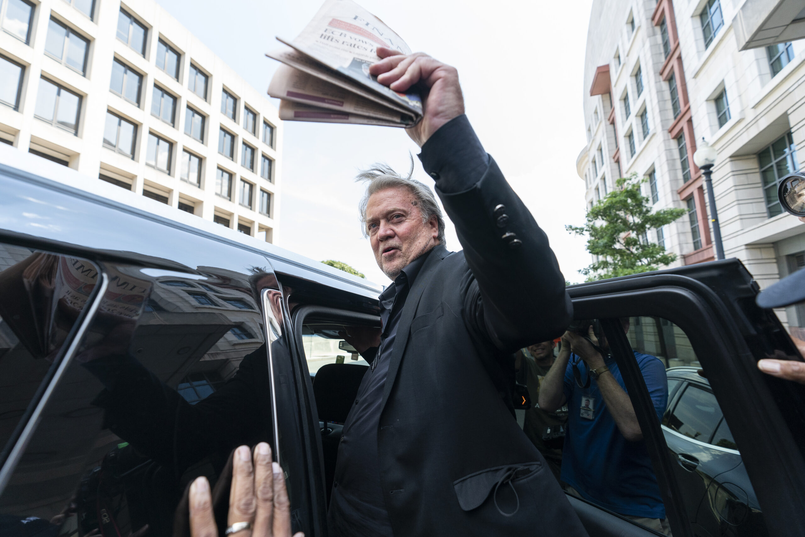 Steve Bannon says he isn’t scared of going to jail after guilty conviction