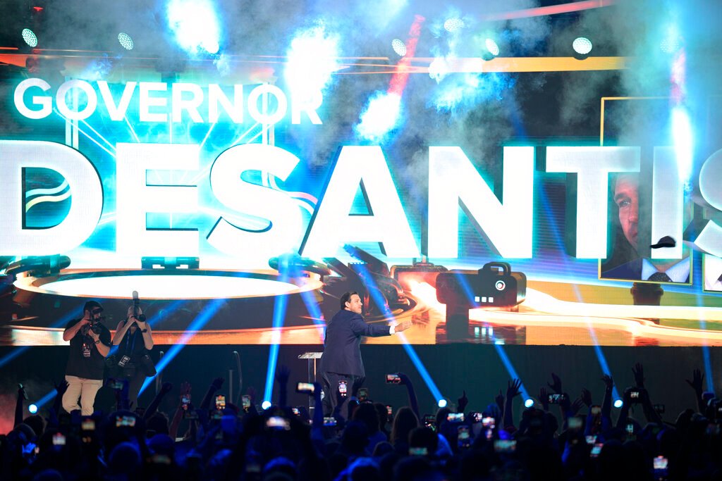 ‘Freedom’ cheered in first Ron DeSantis campaign ad