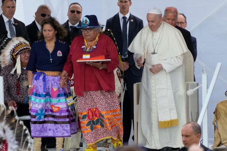 Pope Francis apologizes for ‘evil committed’ in Canadian residential schools