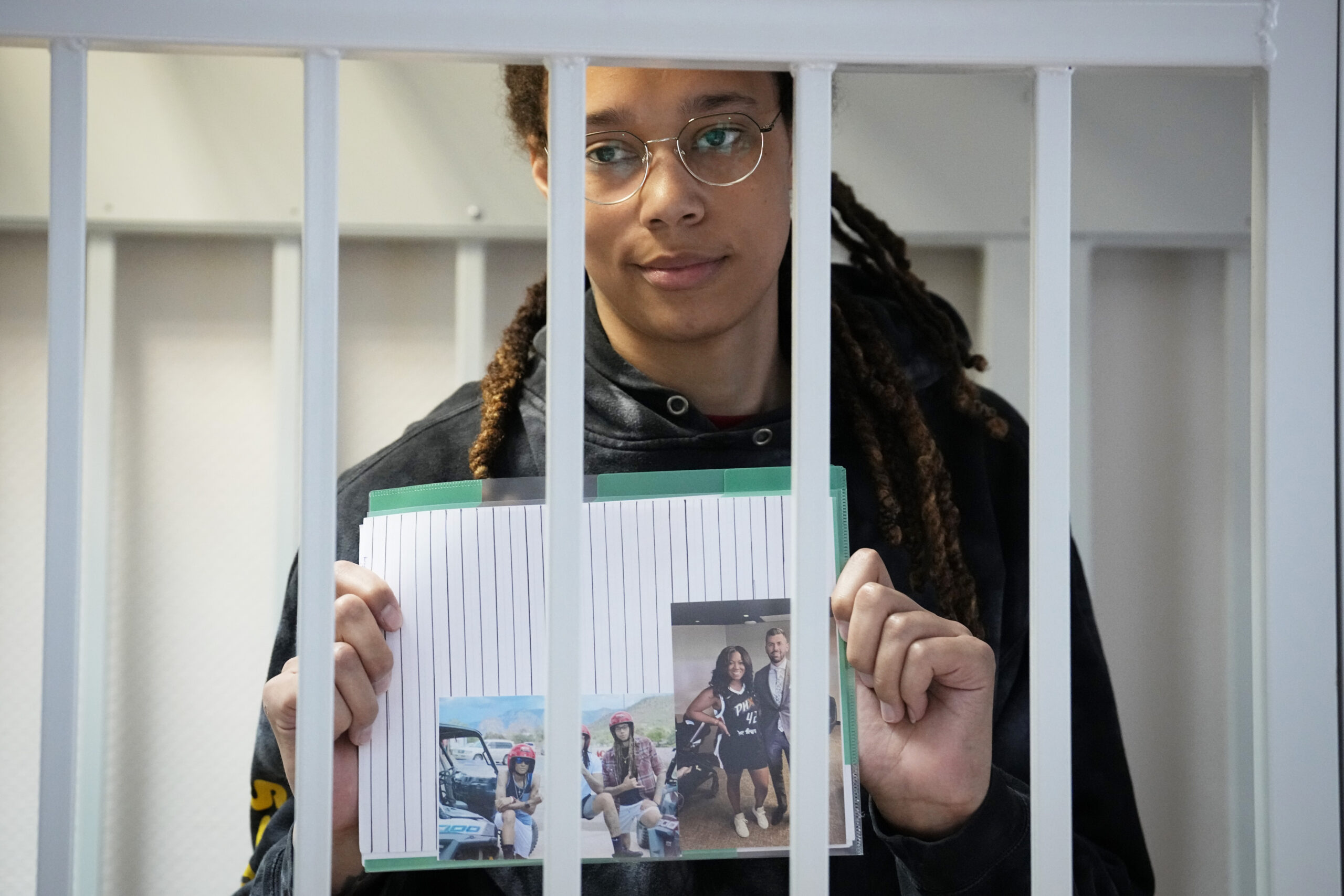Brittney Griner shares message for wife from Russian courtroom