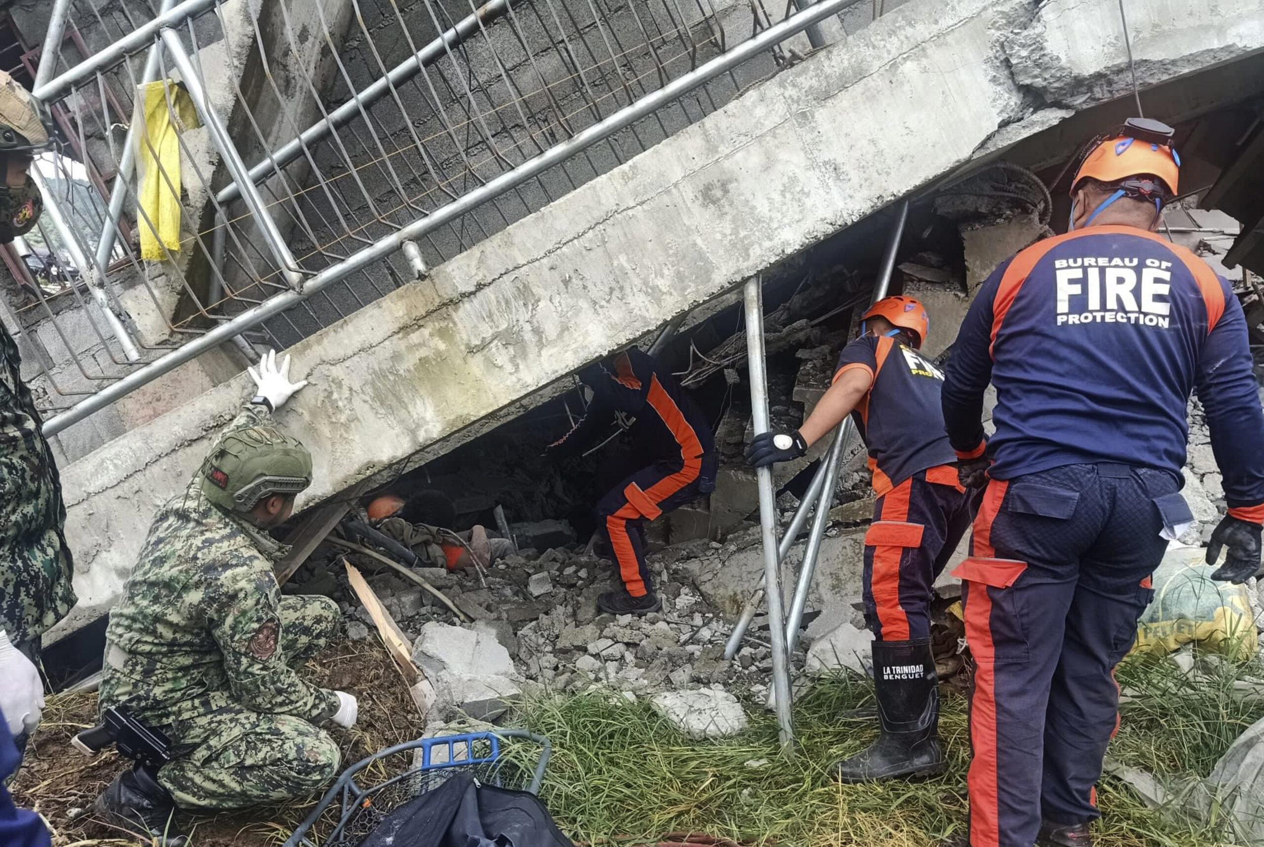Five killed, dozens injured after strong earthquake in northern Philippines