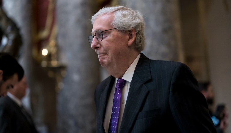 McConnell caught flat-footed with surprise Schumer-Manchin deal