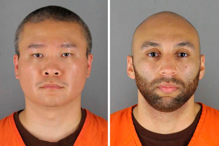 Tou Thao, left, and J. Alexander Kueng.
