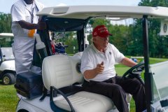 Trump used presidential seal all over LIV golf tournament