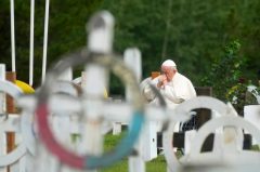 Pope Francis calls mass killing of indigenous Canadian schoolchildren ‘genocide’