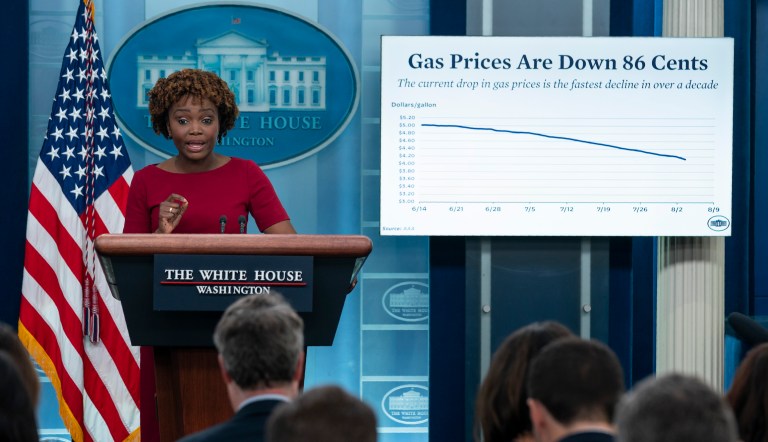 White House touts falling gas prices, but is it too early to celebrate?