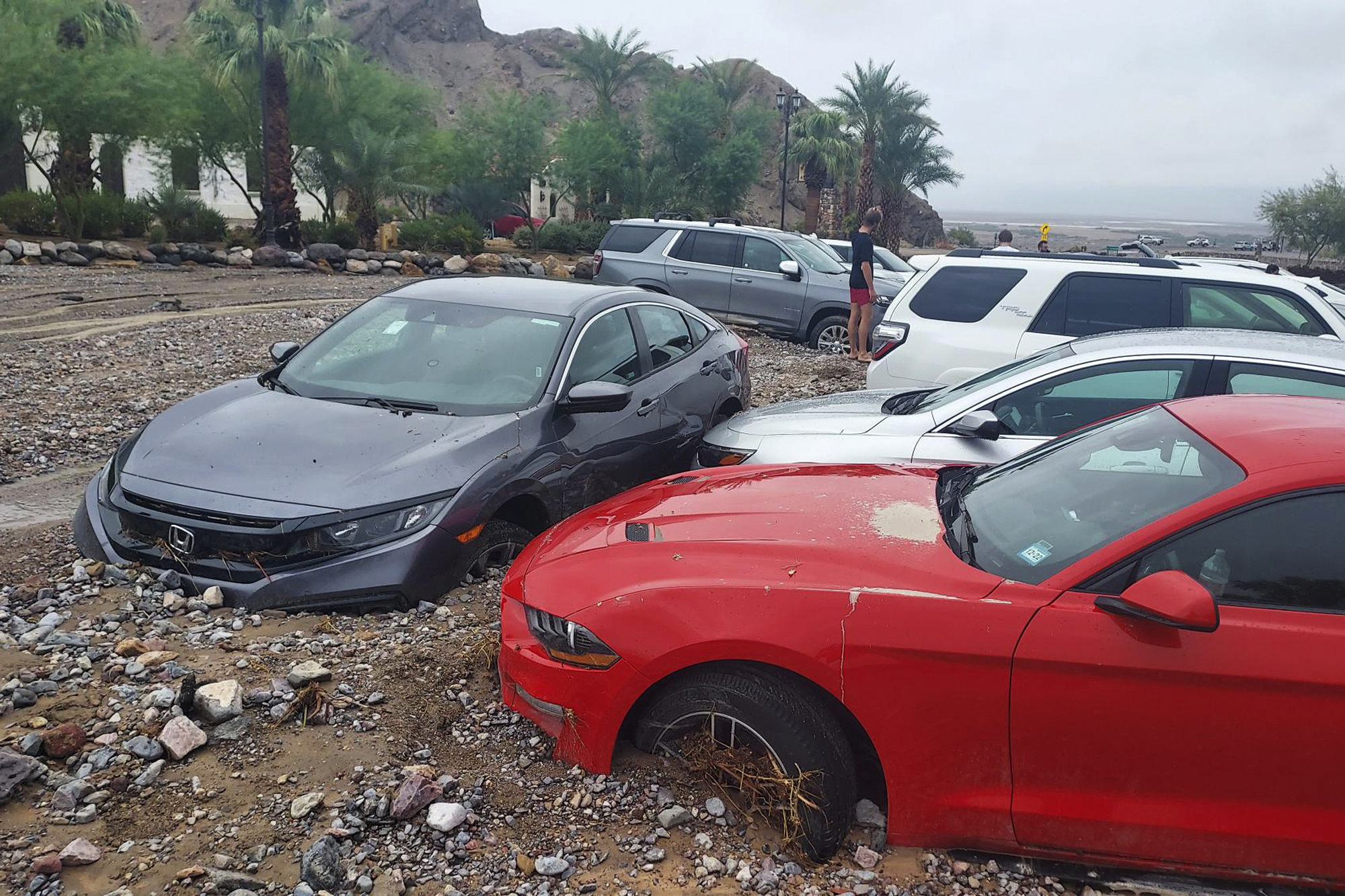 California floods: Tourists find safety after wild weather close Death Valley roads