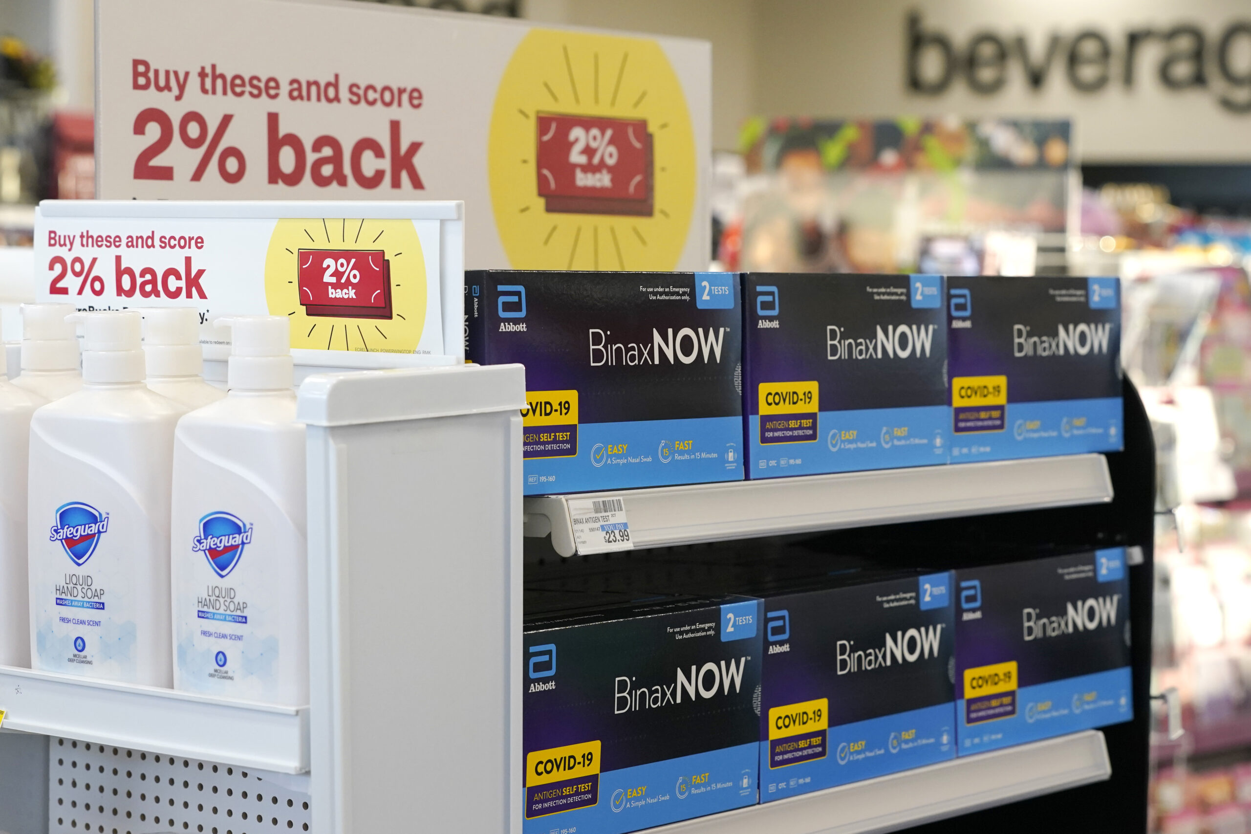 COVID-19 test demand spikes at pharmacies as new variants spread